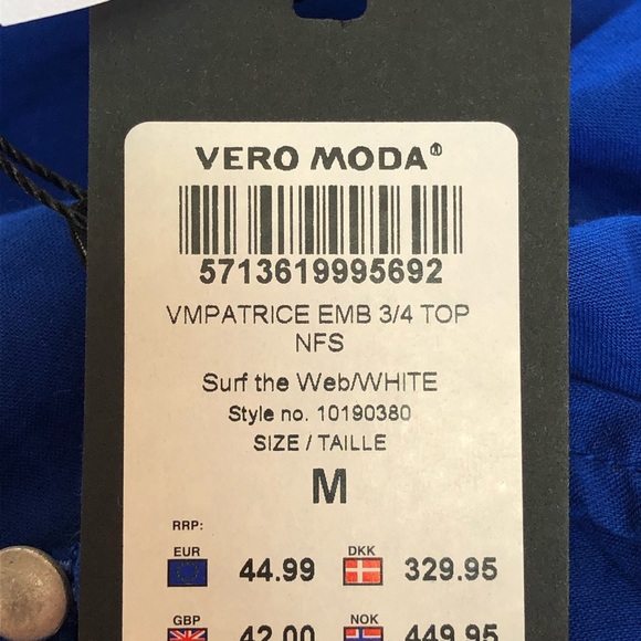 ⭐️ Vero Moda Patrice Embroidered Eyelet Bell Sleeve - Picture 12 of 16